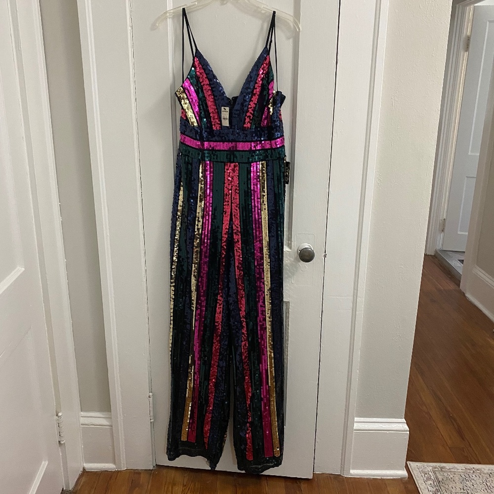 Express Rainbow Jumpsuit - L